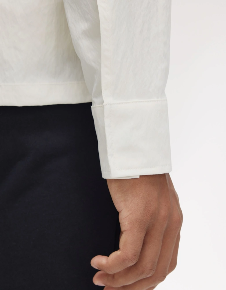 M5684 Zip Through Overshirt - Light Ecru