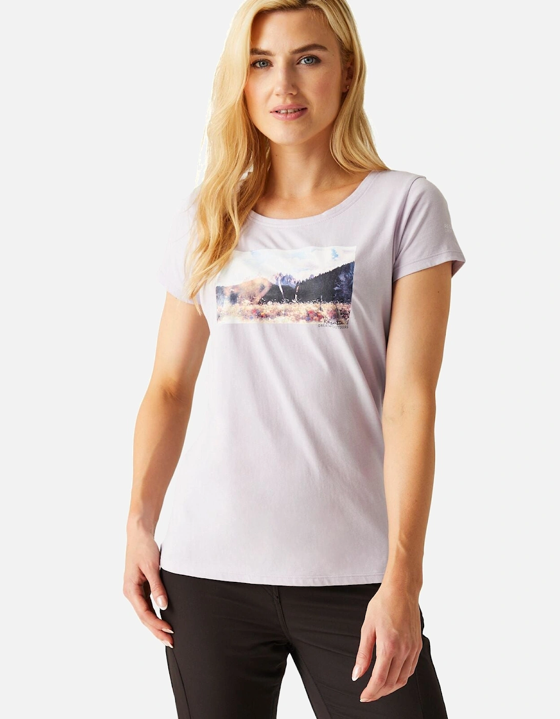 Womens Breezed IV Short Sleeve T-Shirt, 2 of 1