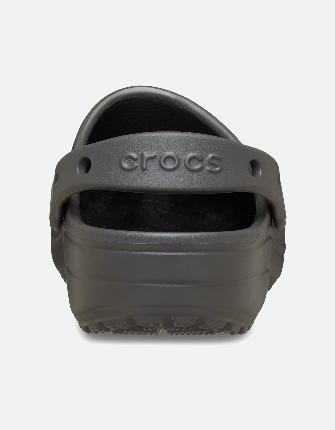 Classic Floral Cut Out Thermoplastic Black Sand Clogs