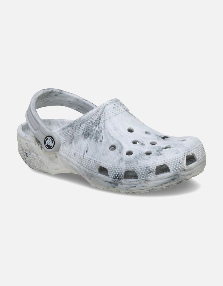 Classic Marbled Clog Thermoplastic Black/White Clogs
