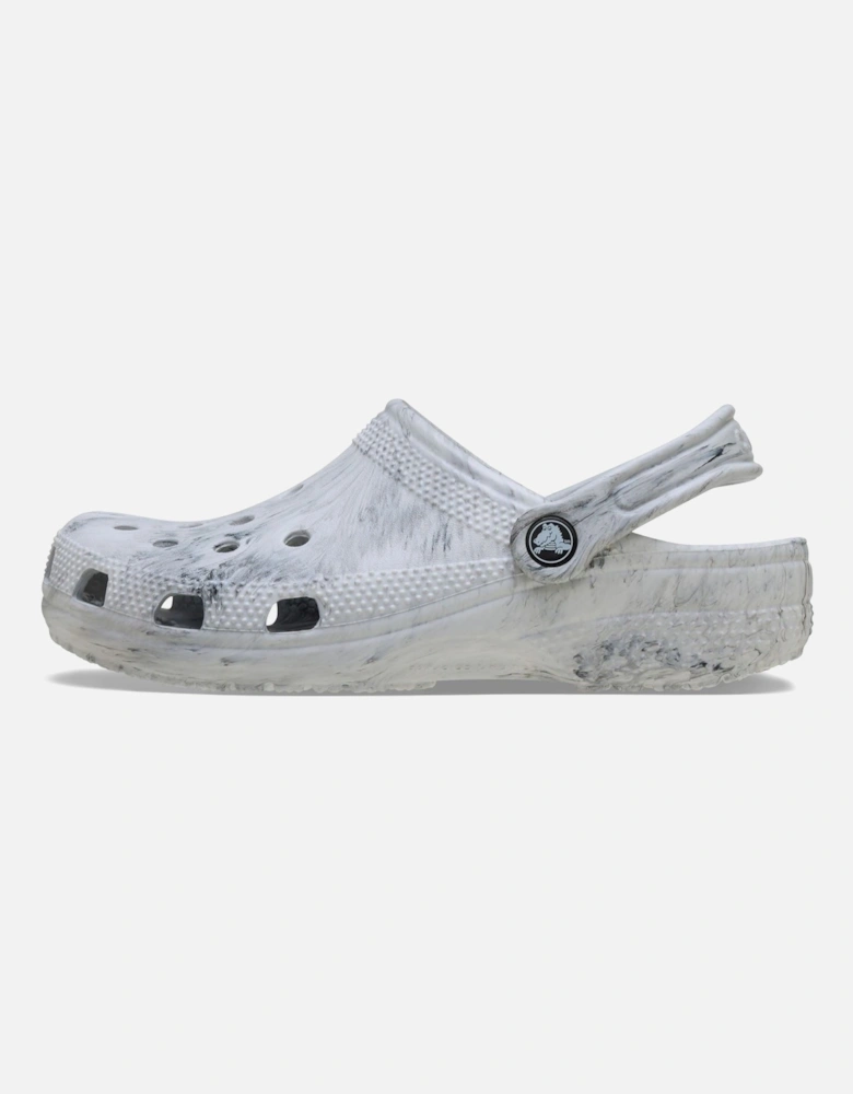 Classic Marbled Clog Thermoplastic Black/White Clogs