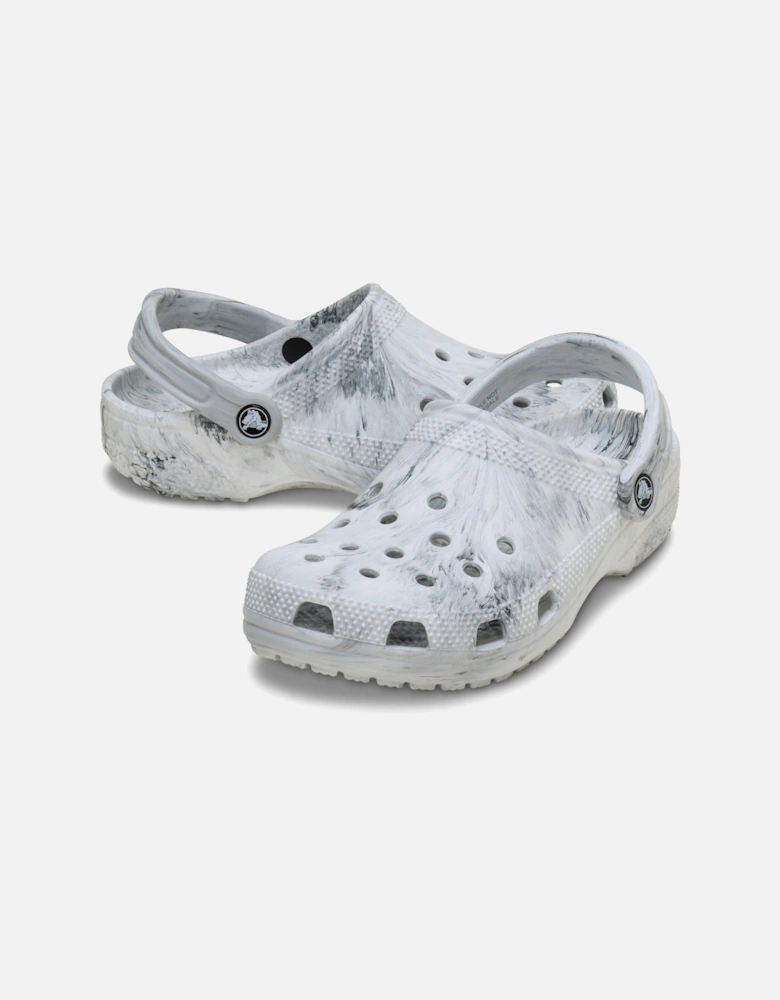 Classic Marbled Clog Thermoplastic Black/White Clogs
