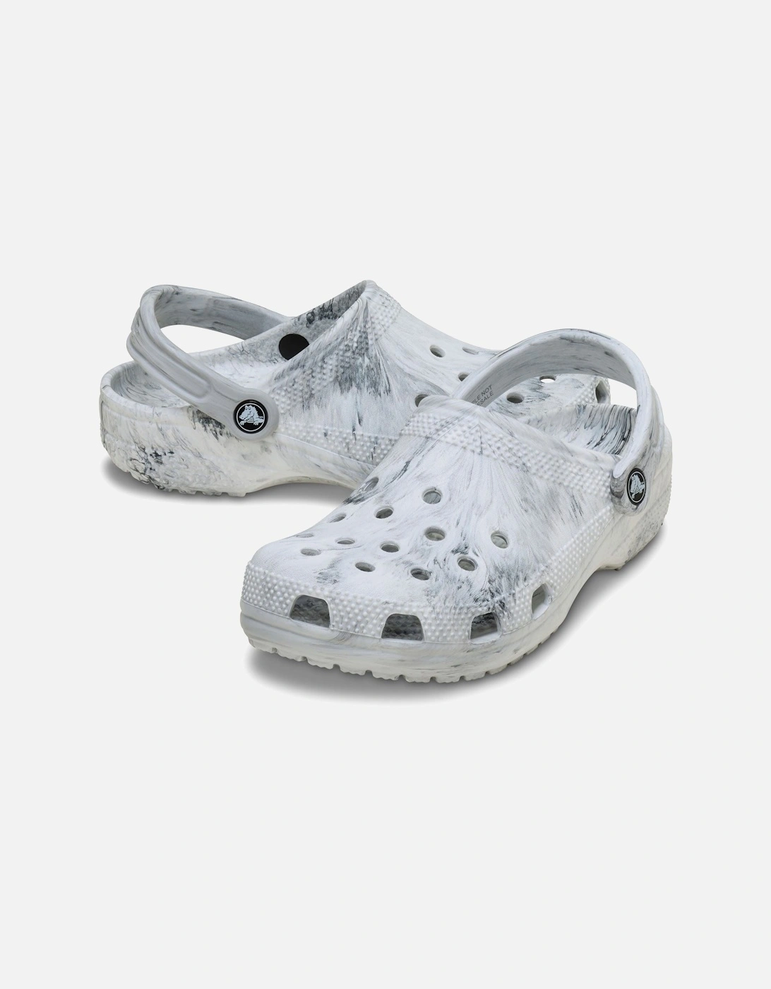 Classic Marbled Clog Thermoplastic Black/White Clogs