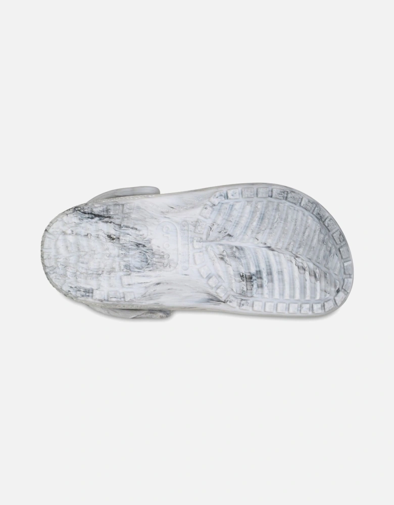 Classic Marbled Clog Thermoplastic Black/White Clogs