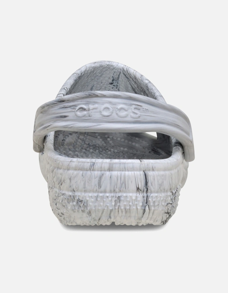 Classic Marbled Clog Thermoplastic Black/White Clogs