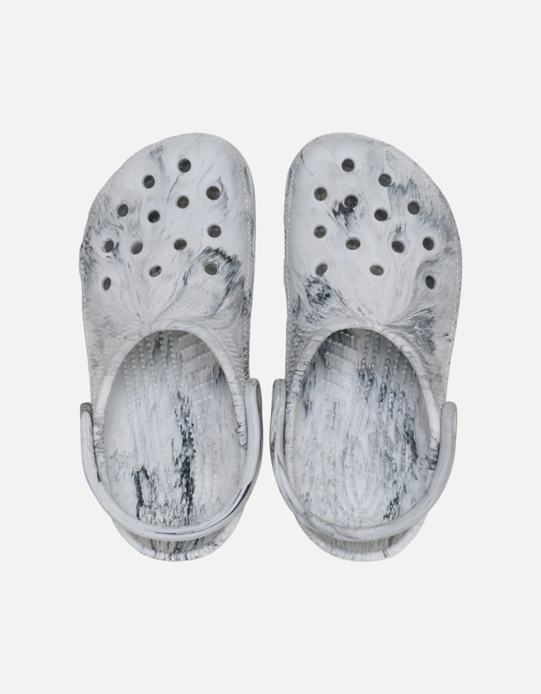 Classic Marbled Clog Thermoplastic Black/White Clogs