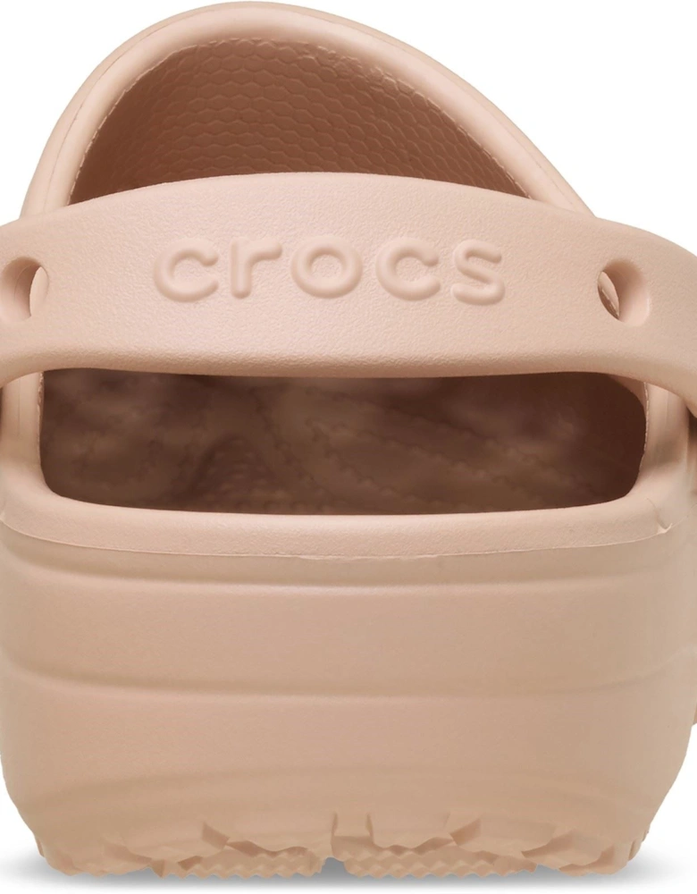 Classic Floral Cut Out Thermoplastic Pink Caramel Clogs