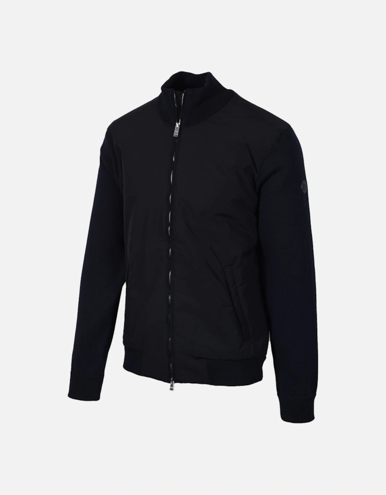 Boss Black Ibaio Mix-Media Jacket Dark Blue