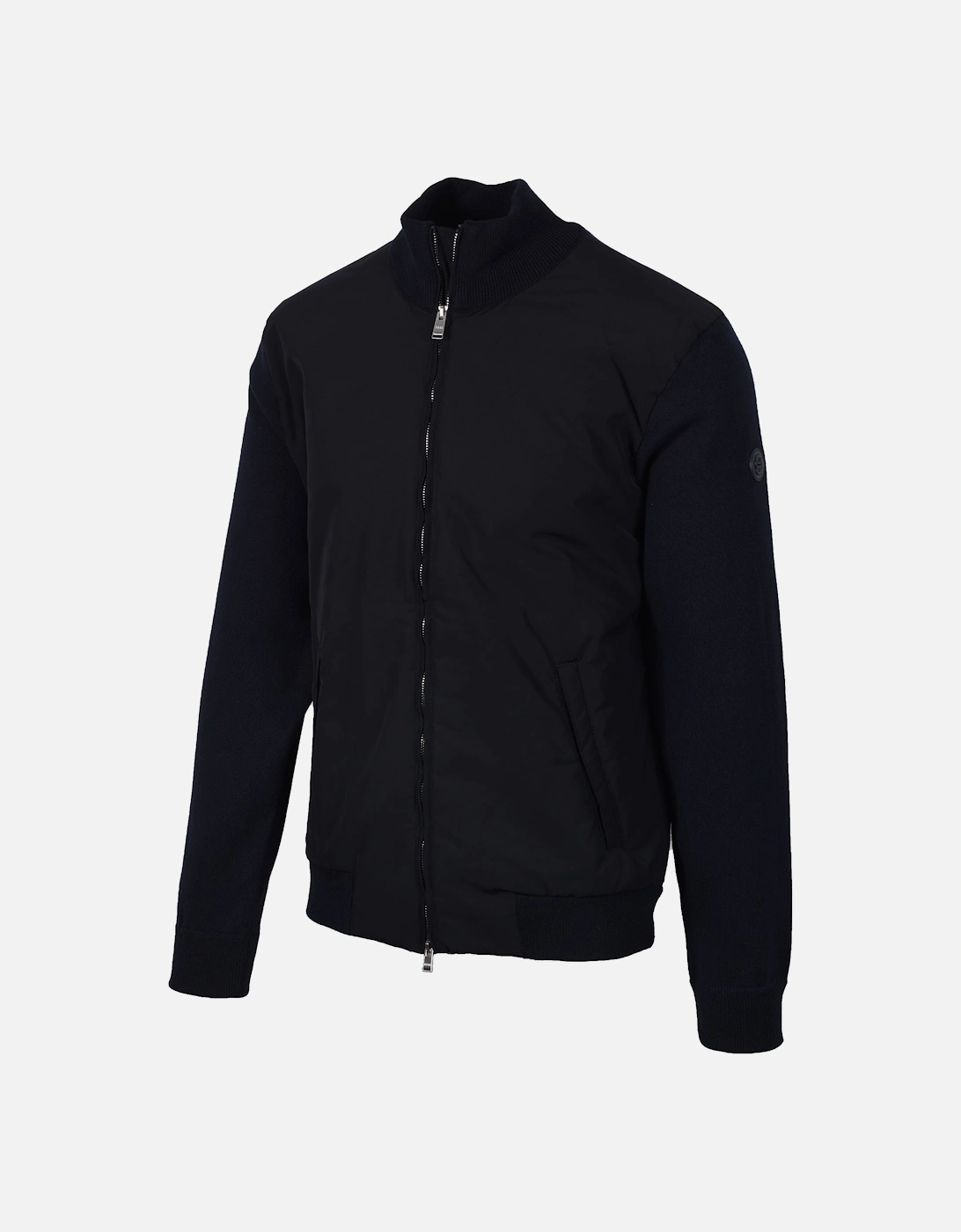 Boss Black Ibaio Mix-Media Jacket Dark Blue