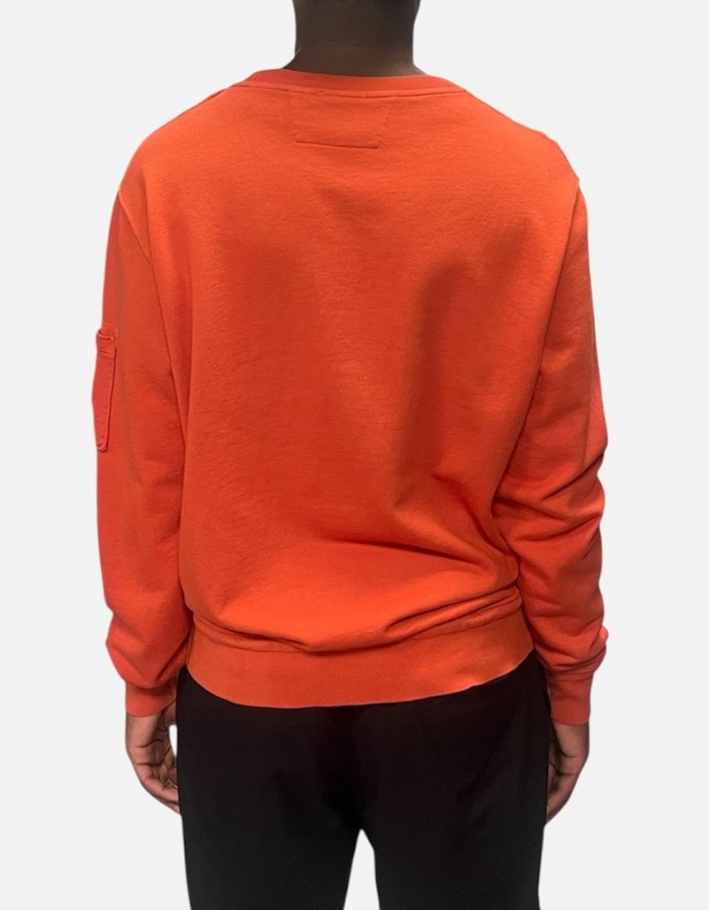 Resist Dyed Lens Sweatshirt - Harvest Pumpkin