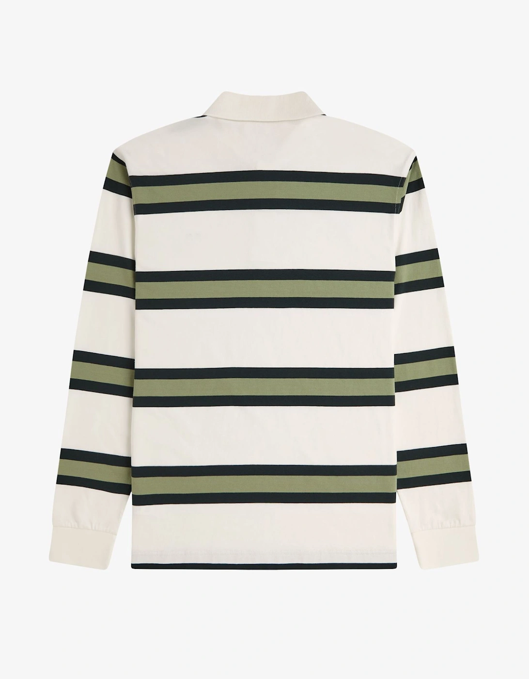 M9849 Jersey Stripe Polo Shirt - Light Ecru