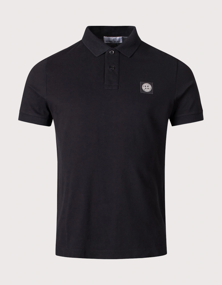Slim Fit Compass Patch Polo Shirt