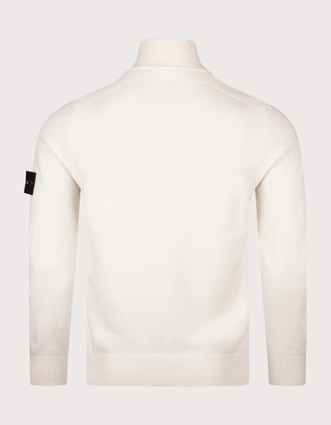 Button Neck Reverse Stitch Jumper