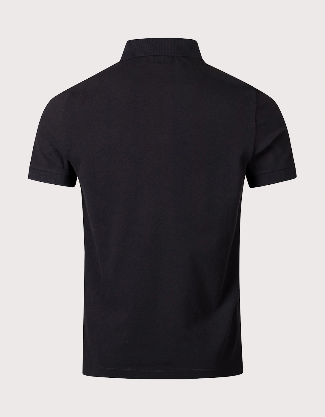 Slim Fit Compass Patch Polo Shirt