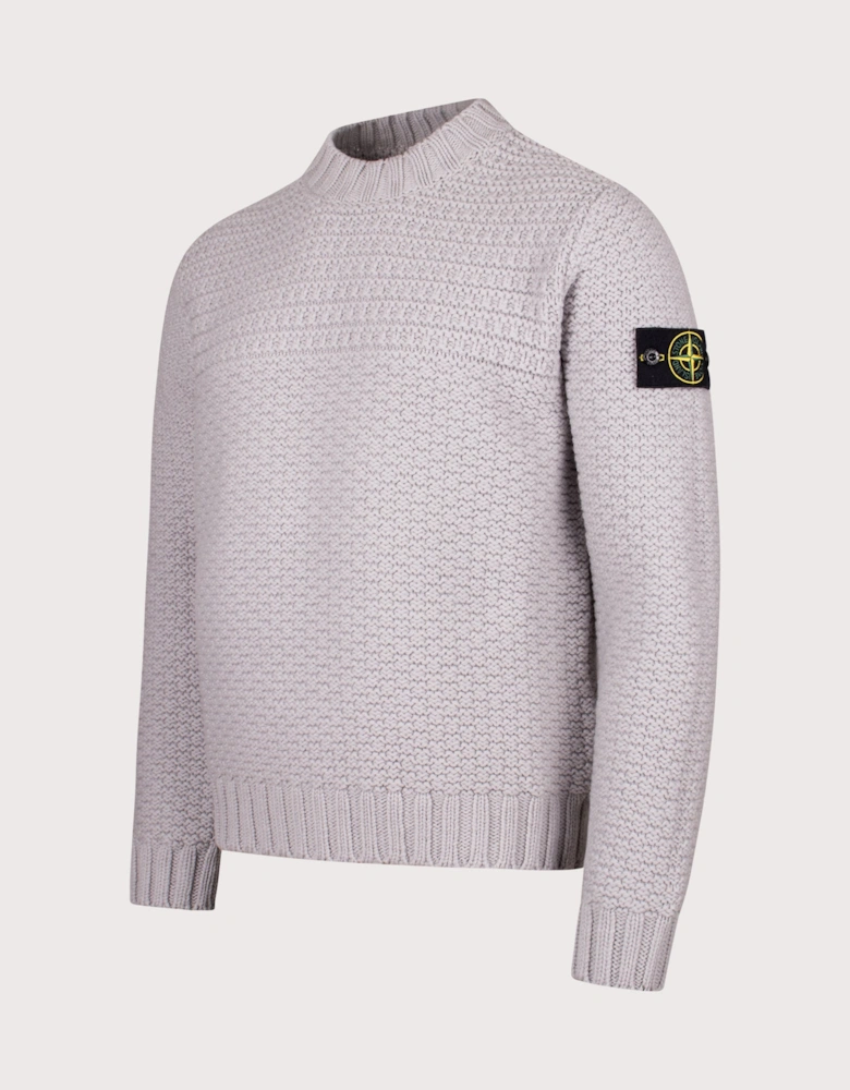 Mock Neck Wool Jumper