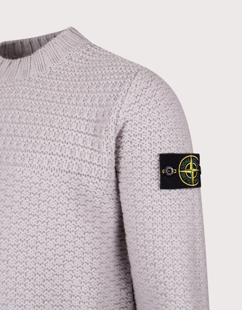Mock Neck Wool Jumper