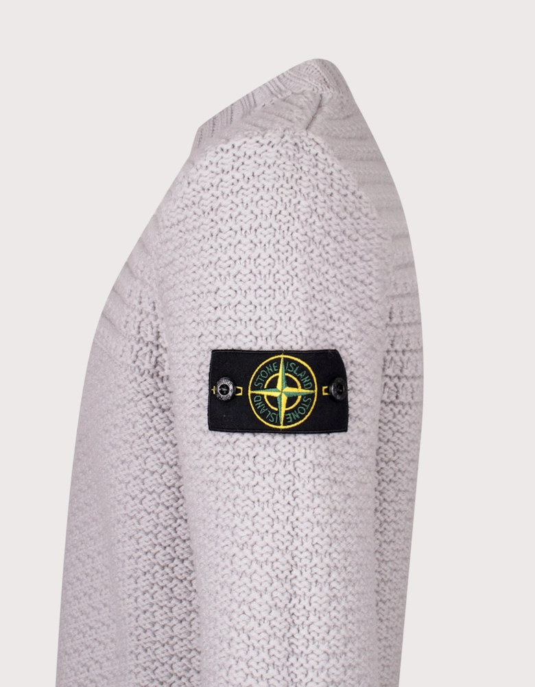 Mock Neck Wool Jumper