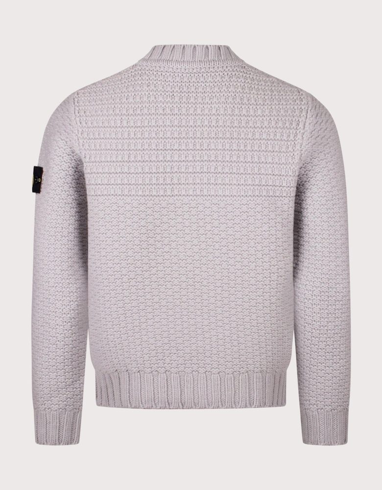 Mock Neck Wool Jumper