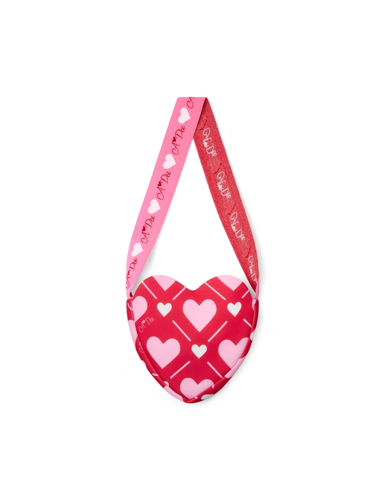 RED LOUISE HEART HANDBAG W251910