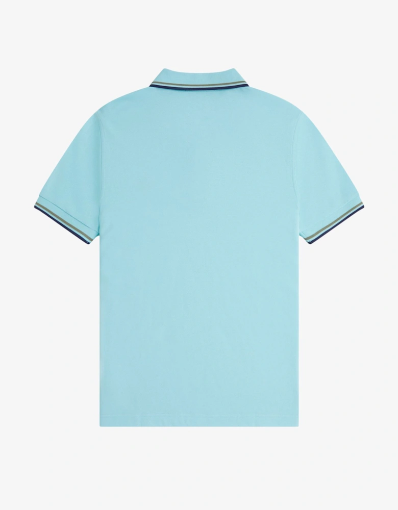 M3600 Twin Tipped Shirt - Mint Blue/Olive Mint