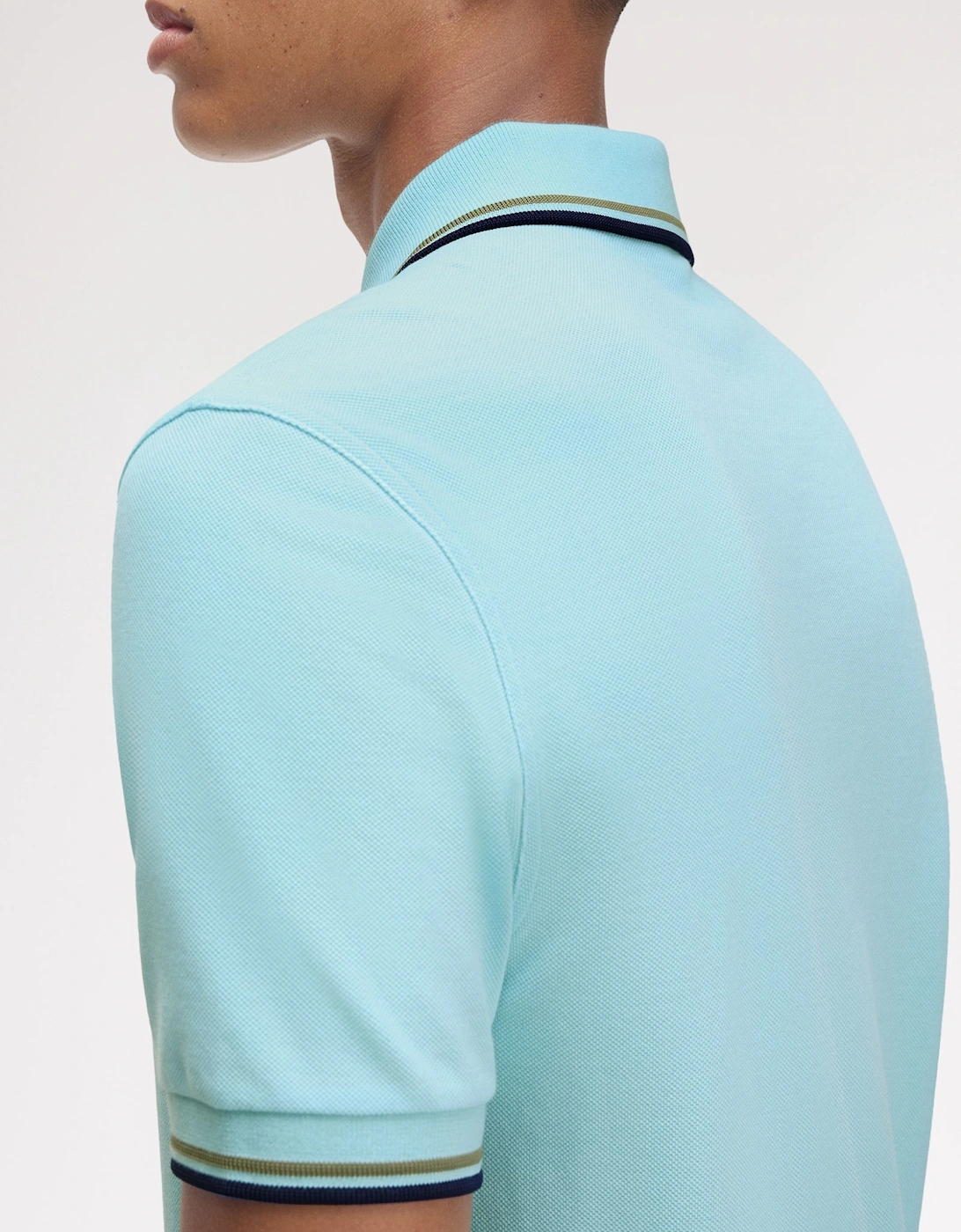 M3600 Twin Tipped Shirt - Mint Blue/Olive Mint