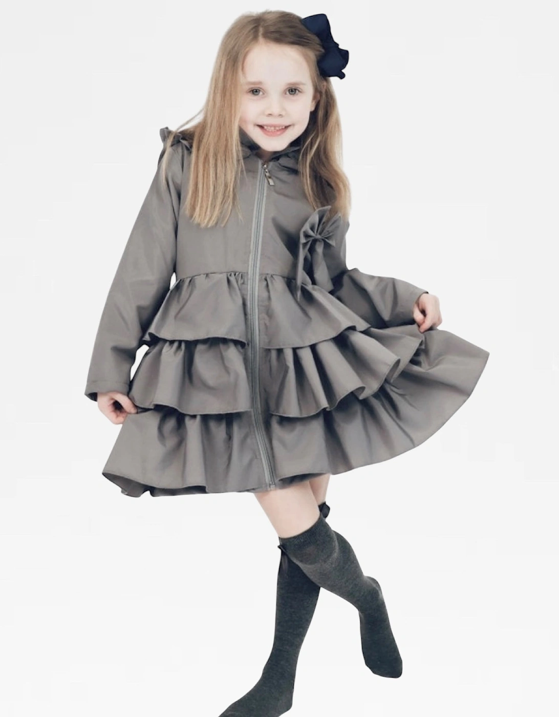 Girls Grey ‘Pixie’ Lightweight Jacket