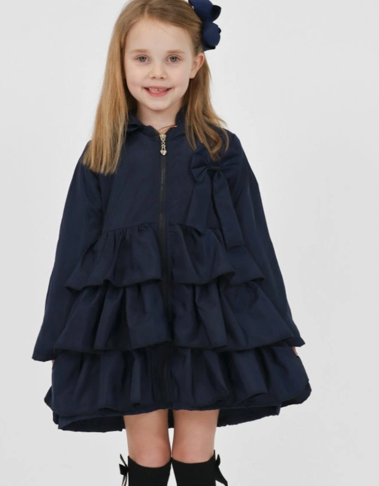 Girls Navy ‘Pixie’ Lightweight Jacket