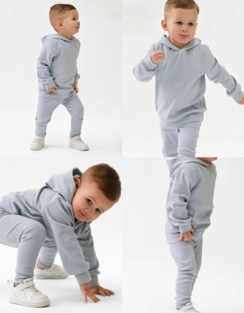 Boys Blue ‘Stormi’ Ribbed Hooded Tracksuit