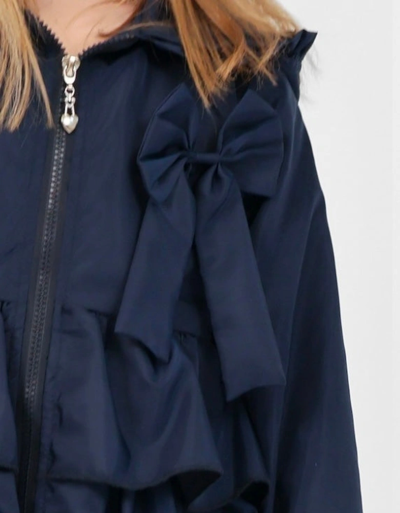 Girls Navy ‘Pixie’ Lightweight Jacket