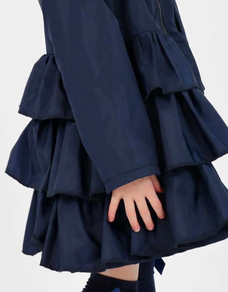 Girls Navy ‘Pixie’ Lightweight Jacket