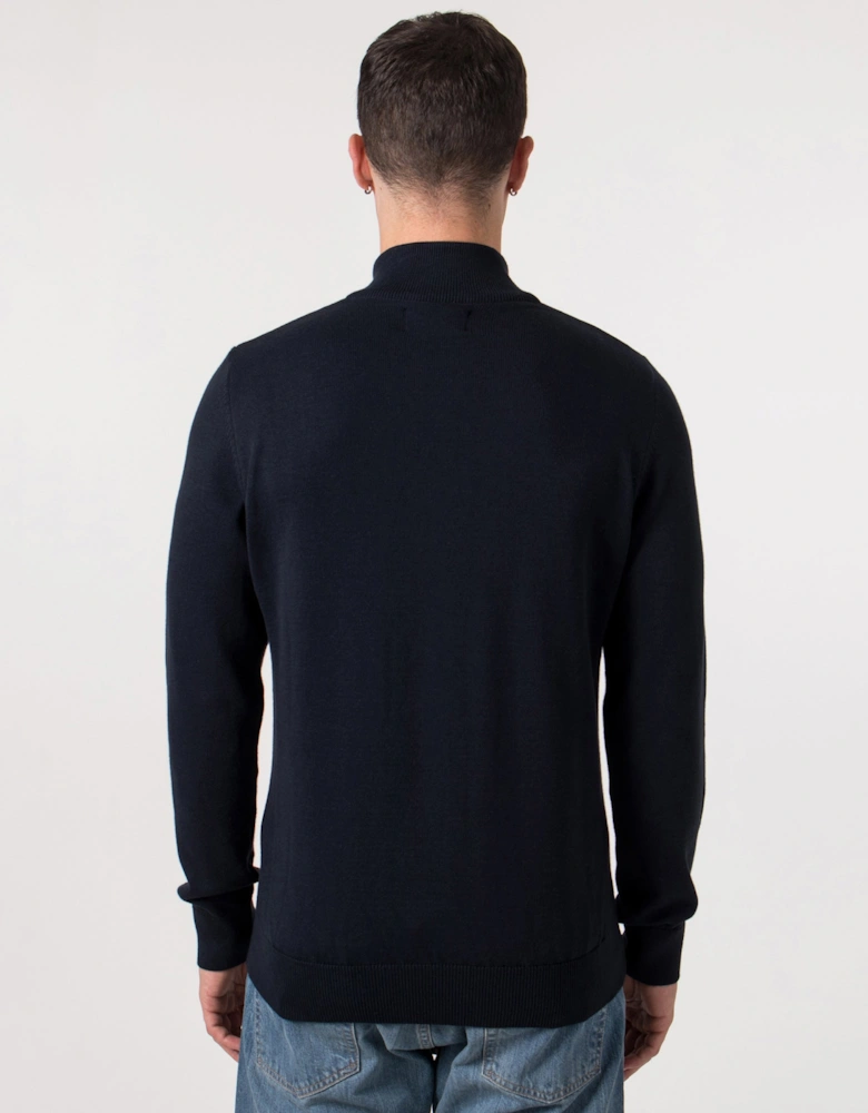 Quarter Zip Cotton Knit