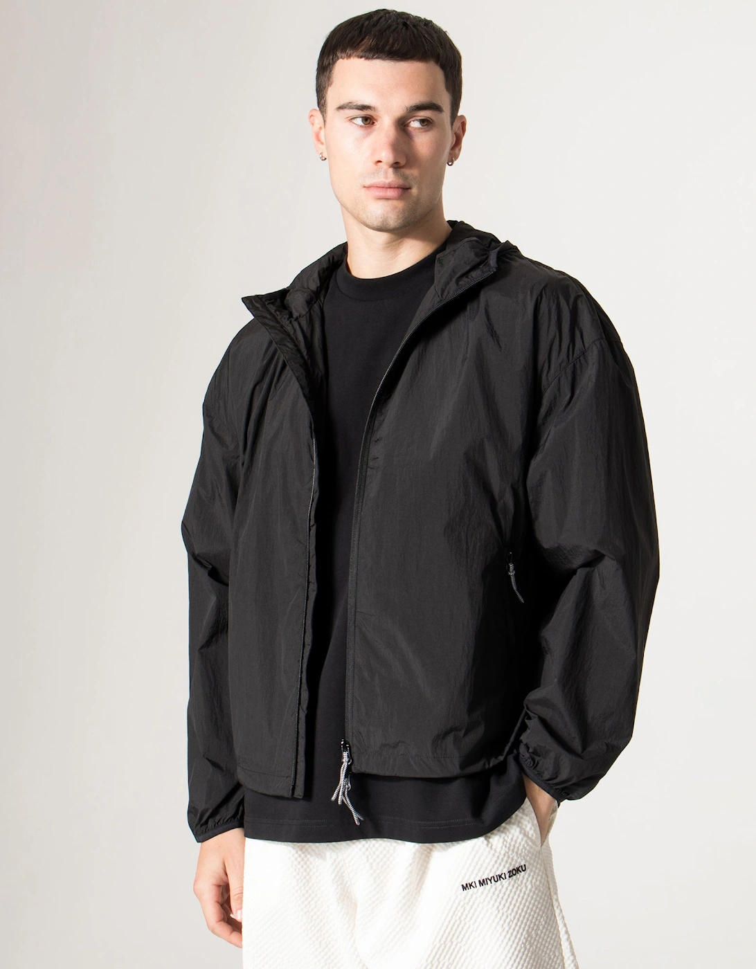 Active Nylon Hooded Jacket