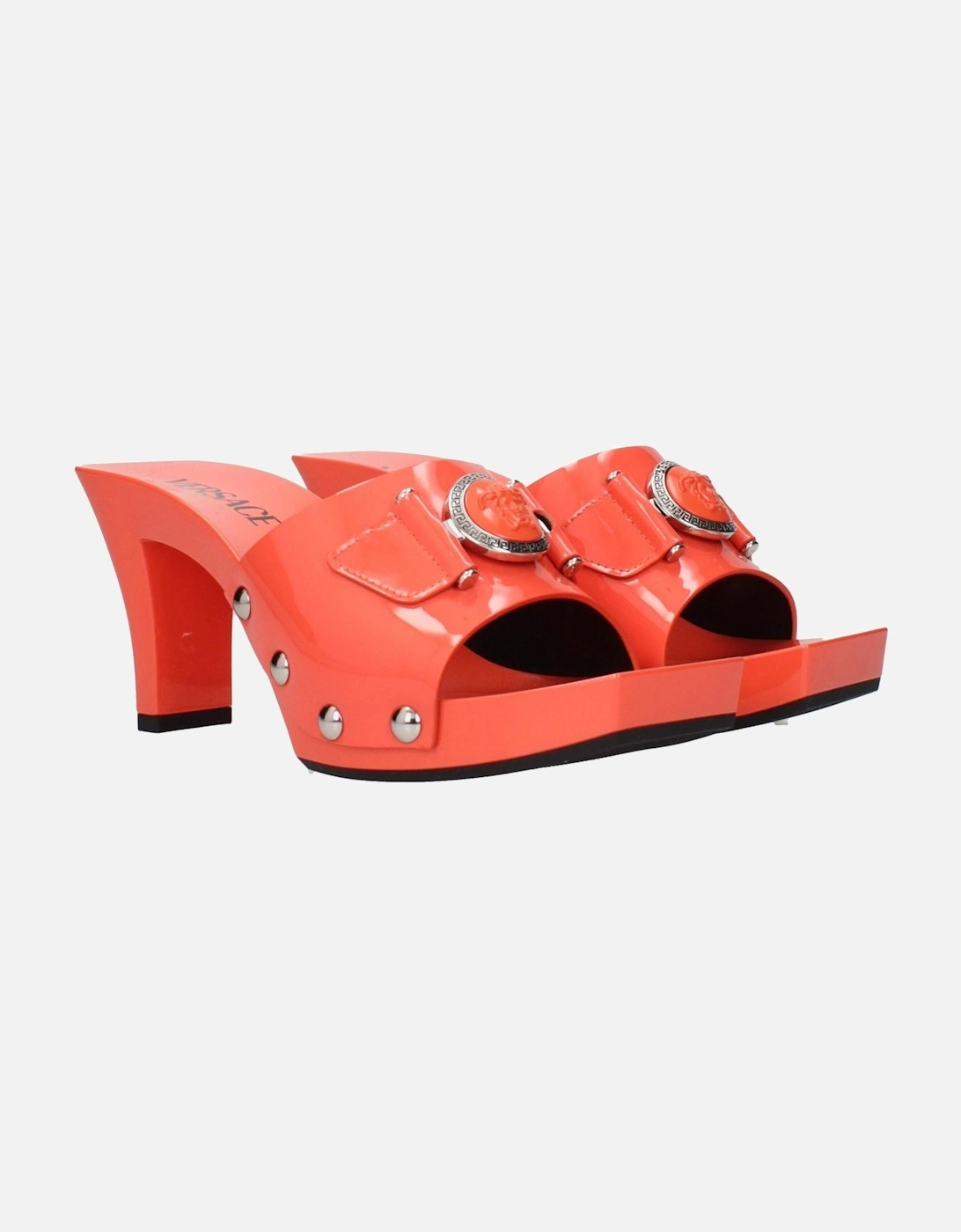 Classic Leather Slip-On Sneakers Women - Orange Sandals