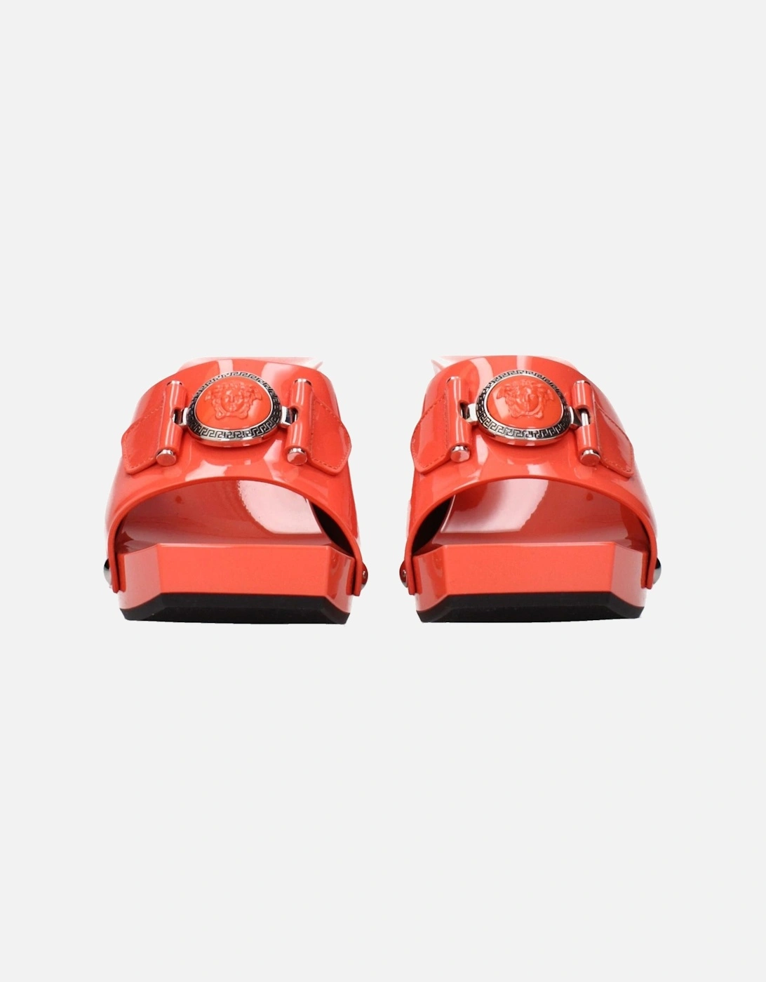 Classic Leather Slip-On Sneakers Women - Orange Sandals