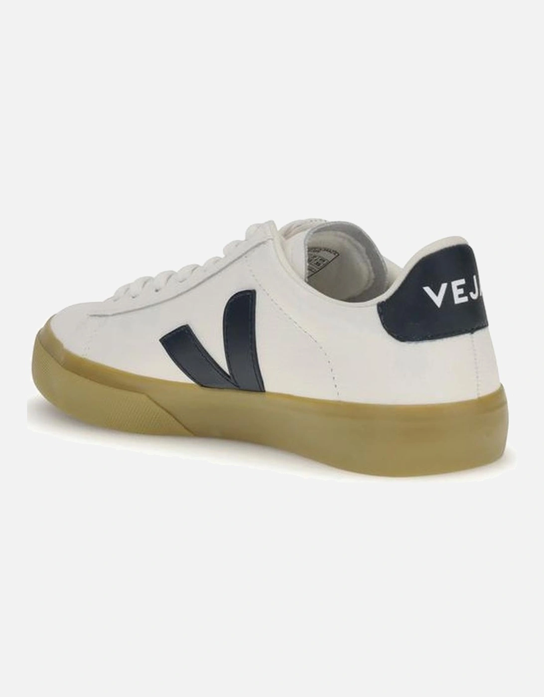 Organic Leather Lace-Up Sneakers with Rubber Sole Women - White