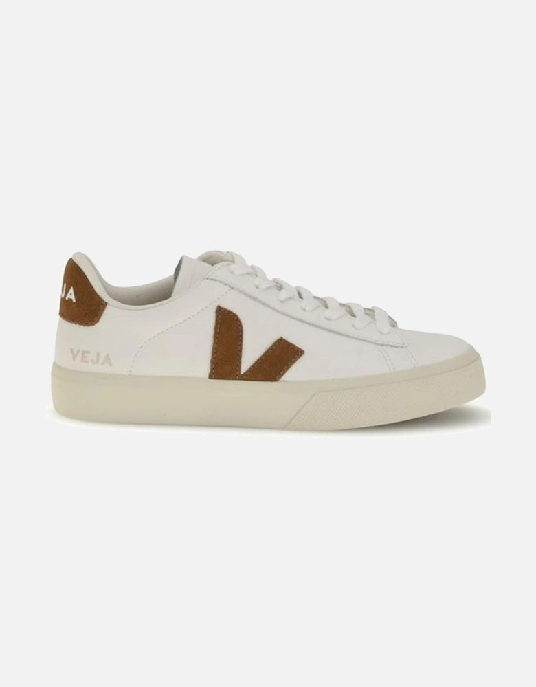Organic Leather Lace-Up Sneakers Women - White