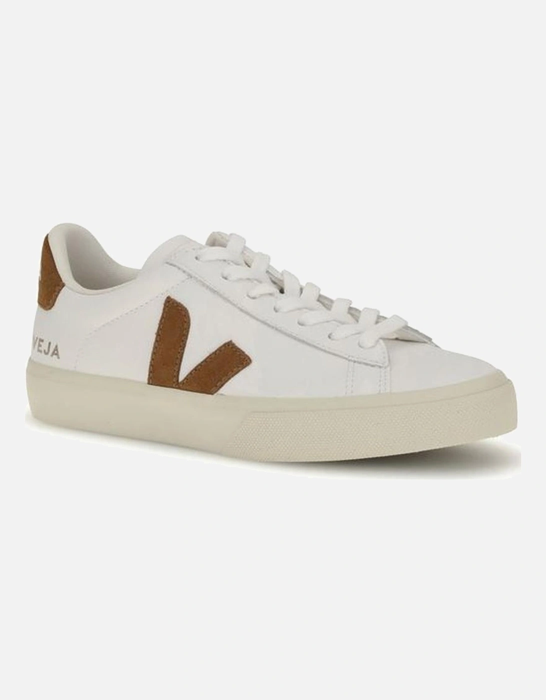 Organic Leather Lace-Up Sneakers Women - White