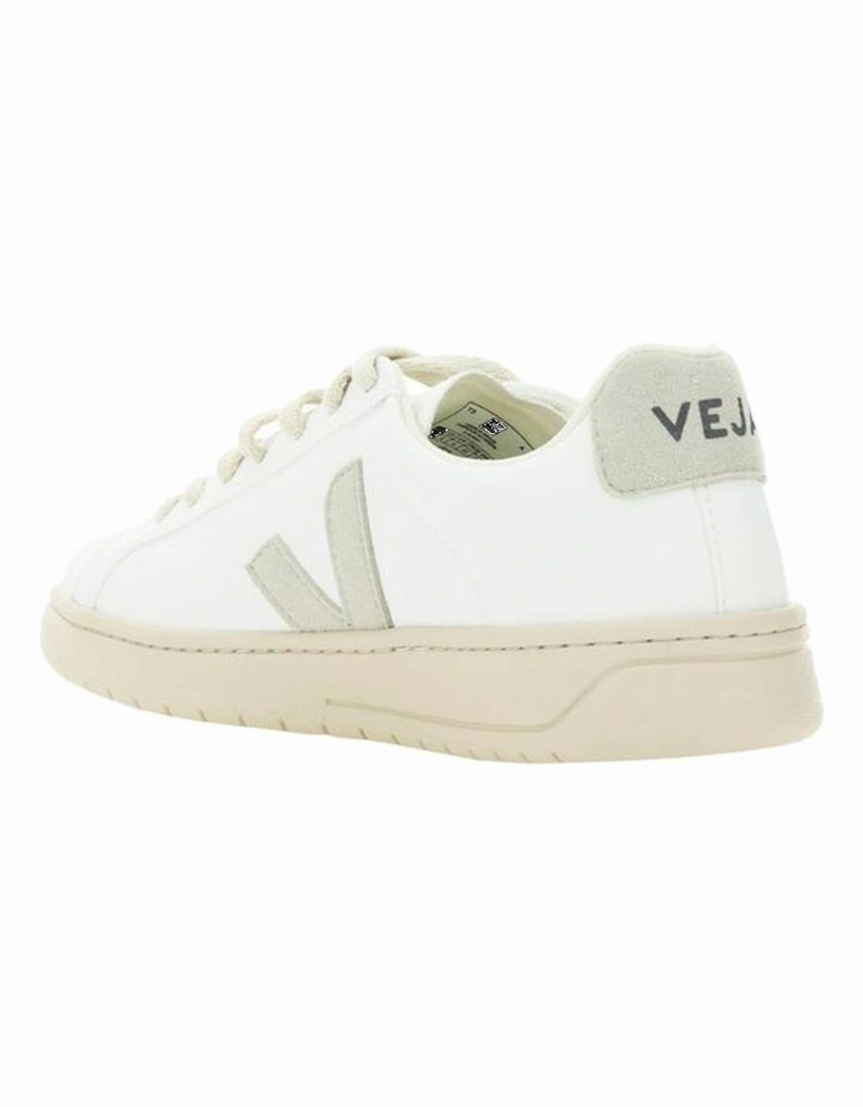 Calfskin Round Toe Lace-Up Sneakers Women - White