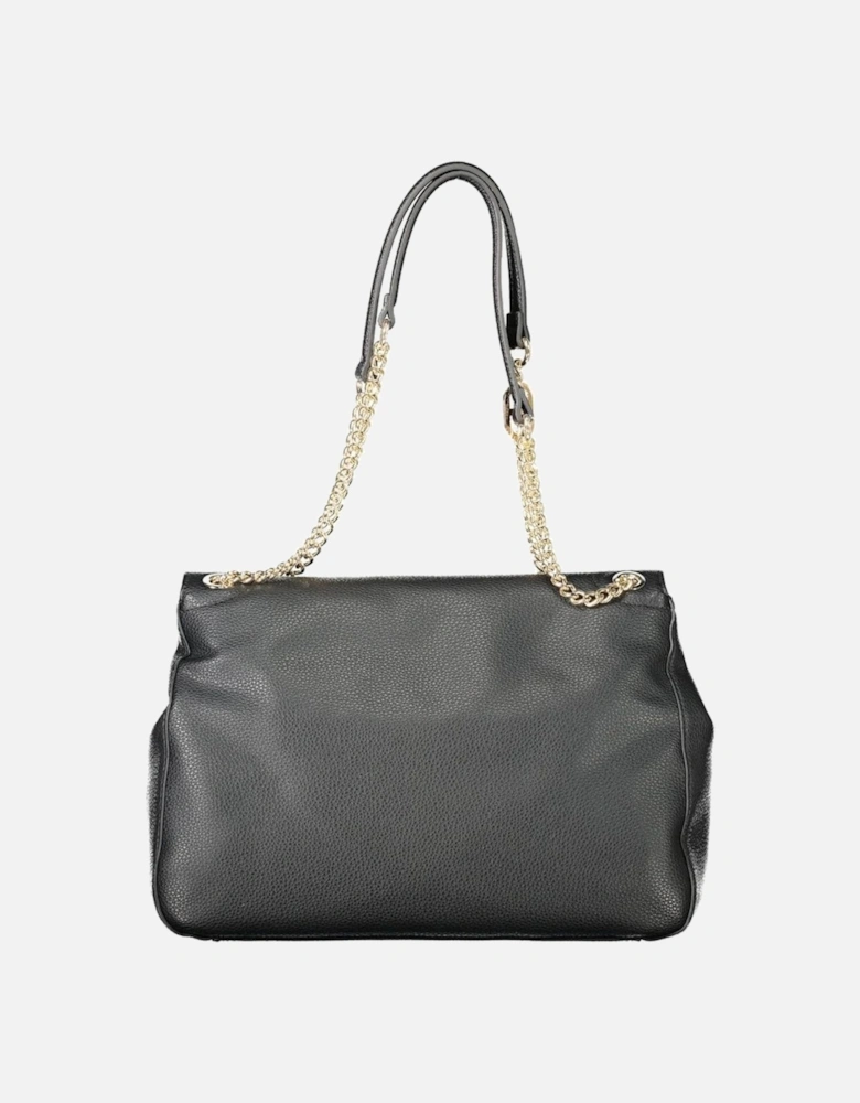 Chic Shoulder Bag with Chain Handles Women - Black Handbags