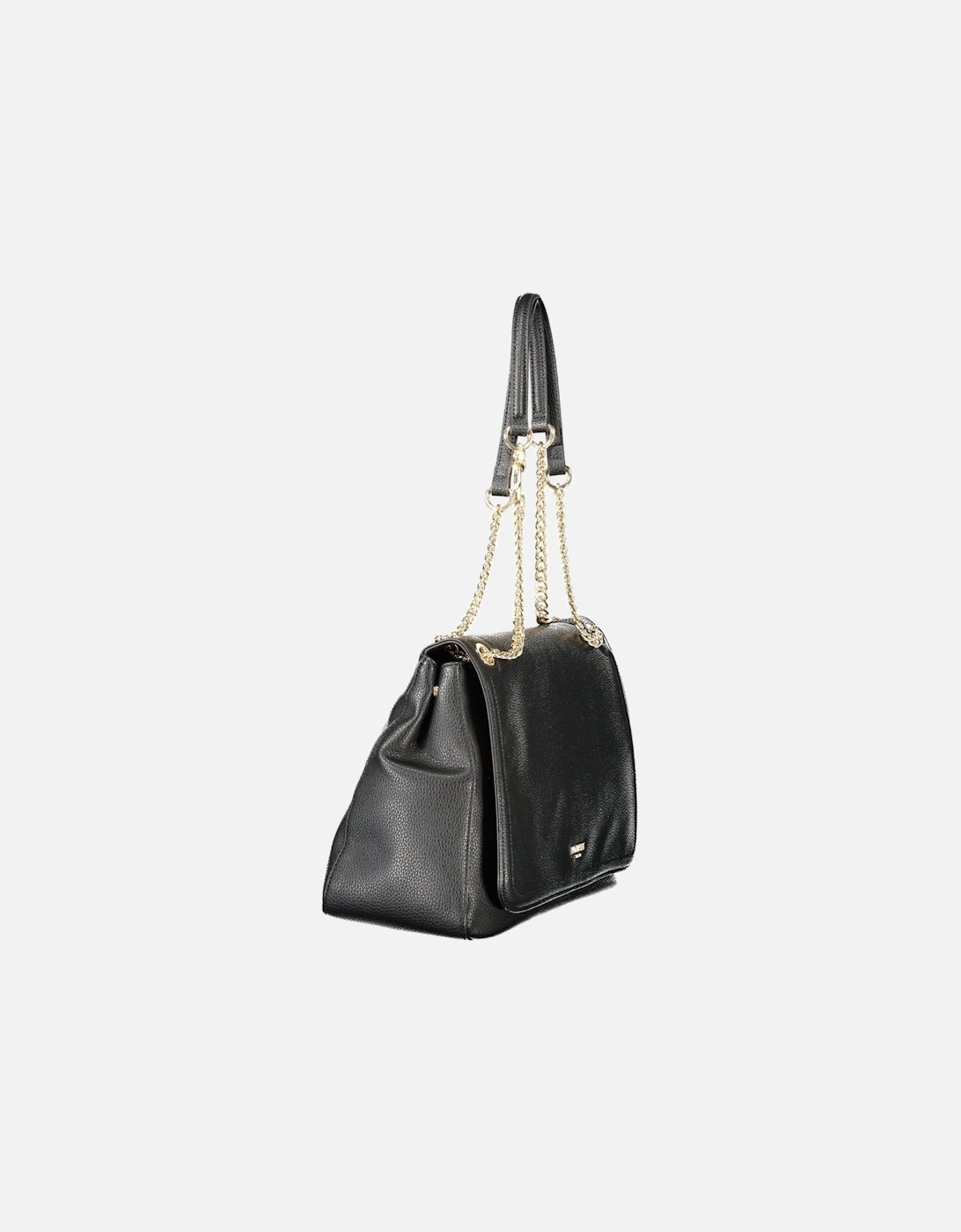 Chic Shoulder Bag with Chain Handles Women - Black Handbags