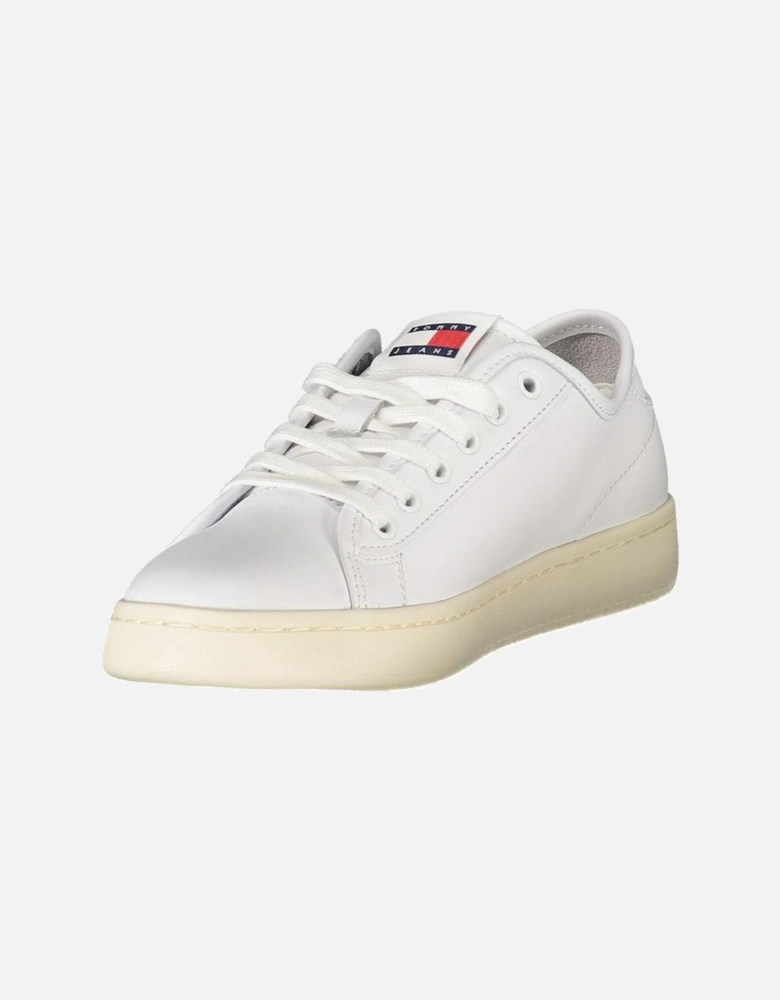 Athletic Sneakers with Bold Contrasting Details Women - White