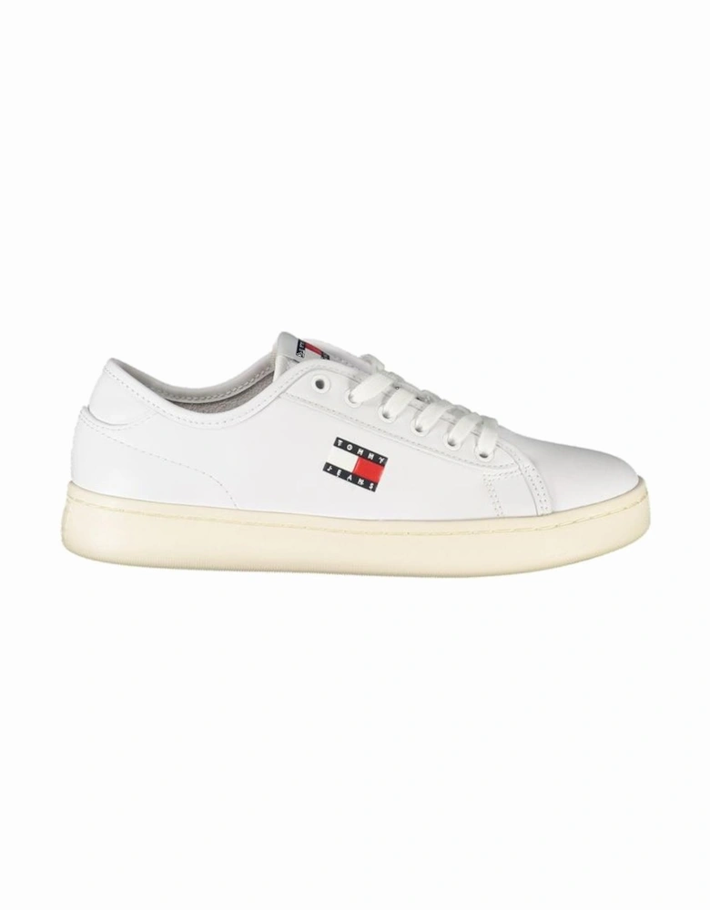 Athletic Sneakers with Bold Contrasting Details Women - White