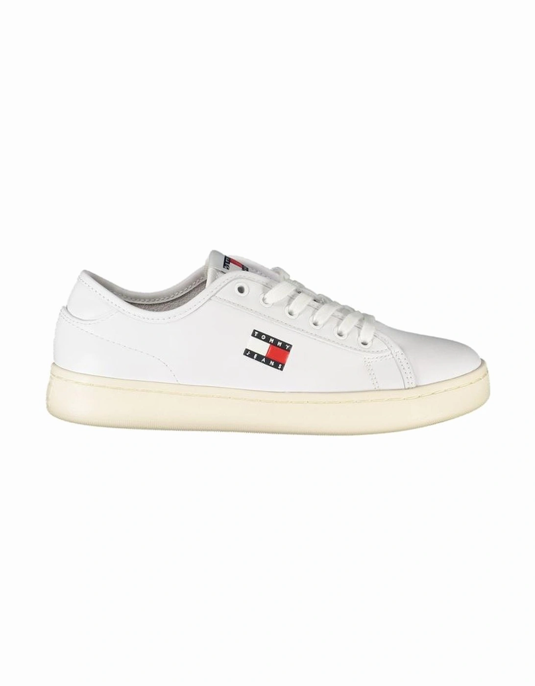 Athletic Sneakers with Bold Contrasting Details Women - White, 4 of 3