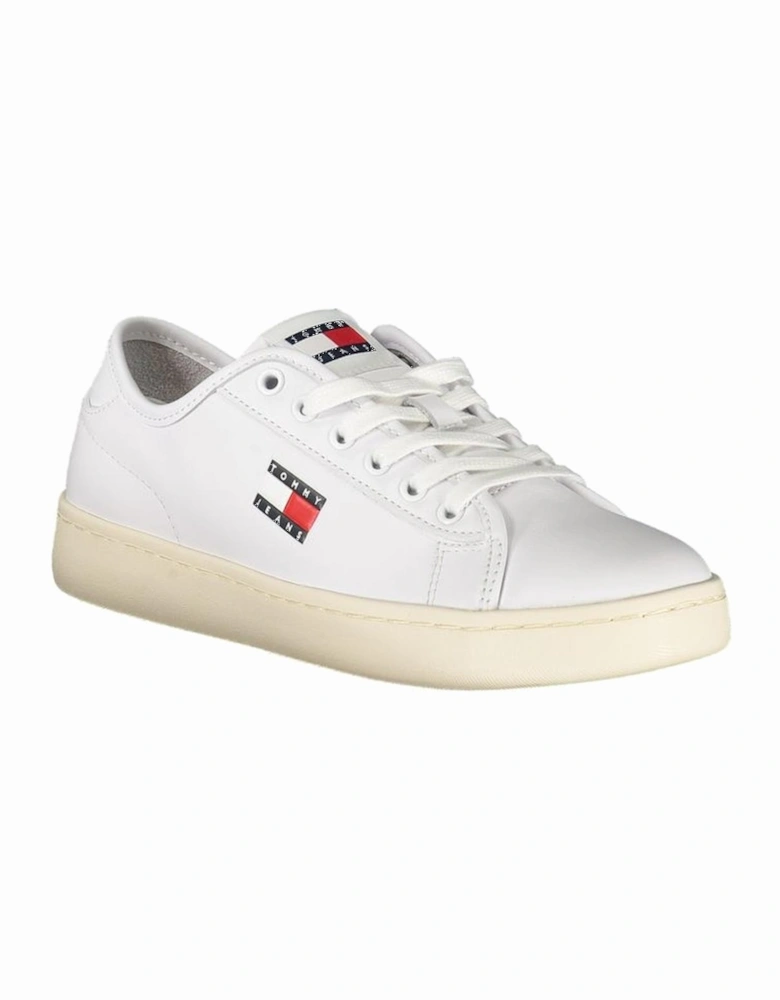 Athletic Sneakers with Bold Contrasting Details Women - White