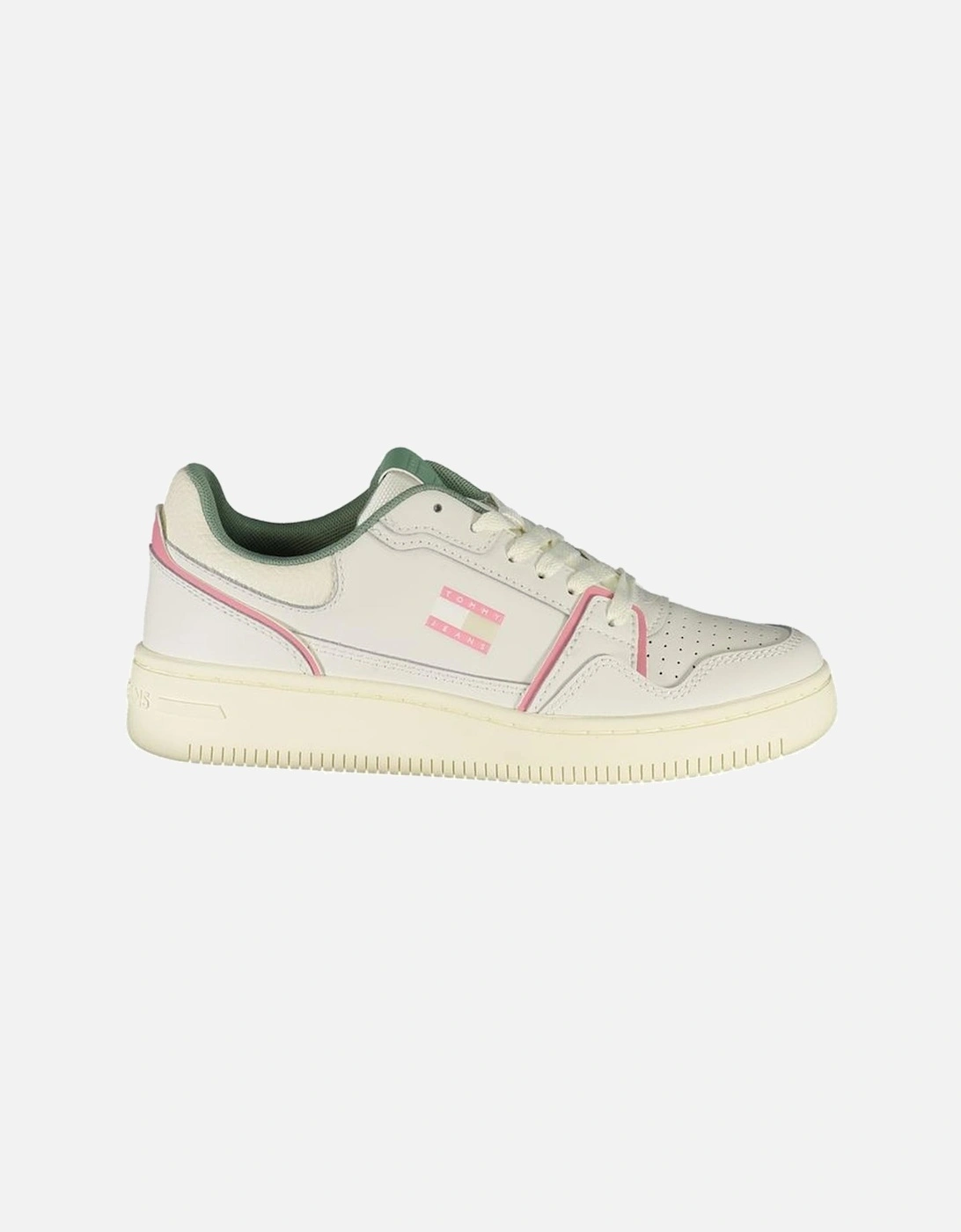 Striking Lace-Up Sneakers with Bold Contrasting Details Women - White, 3 of 2
