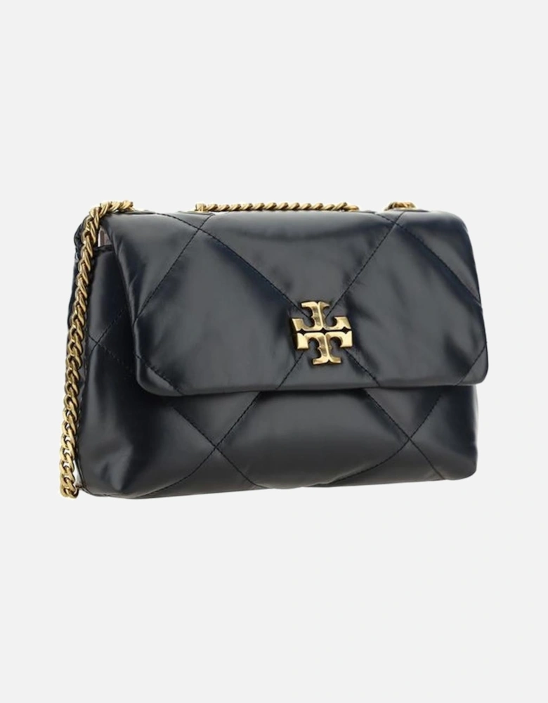 Leather High-Top Sneakers with Logo Patch Women - Black Shoulder Bags