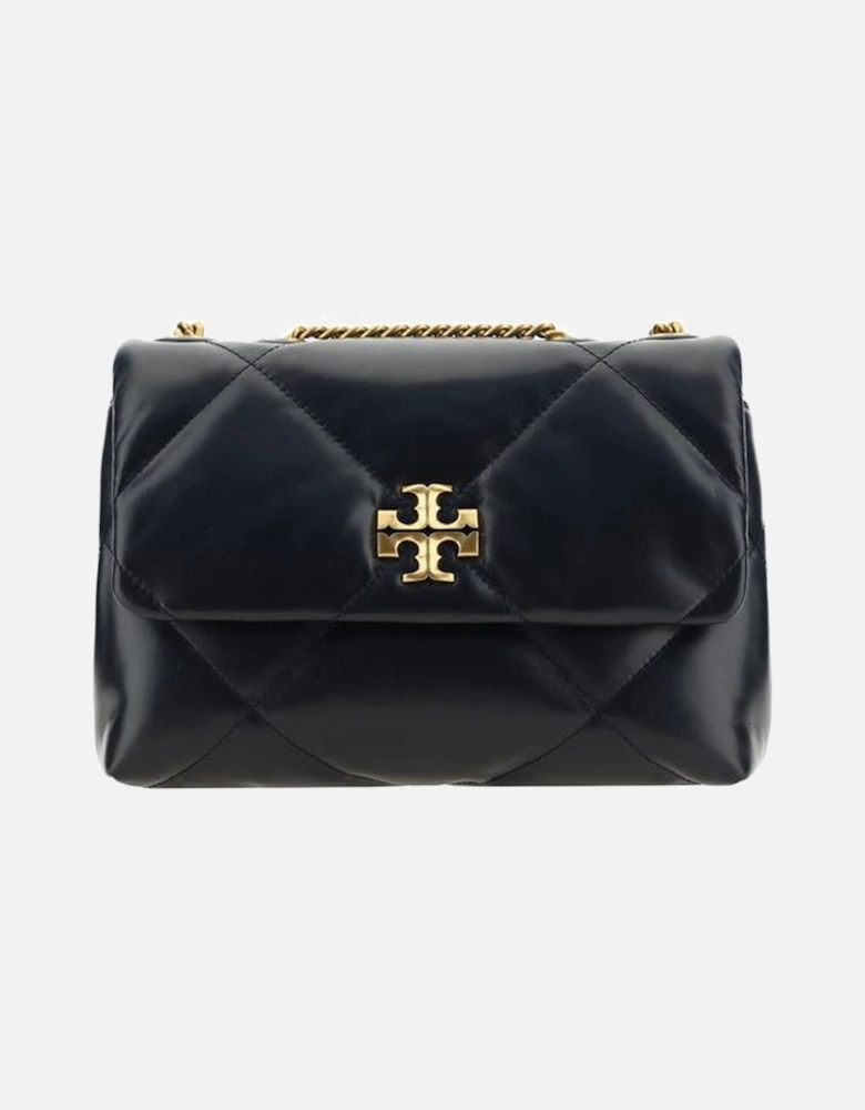 Leather High-Top Sneakers with Logo Patch Women - Black Shoulder Bags