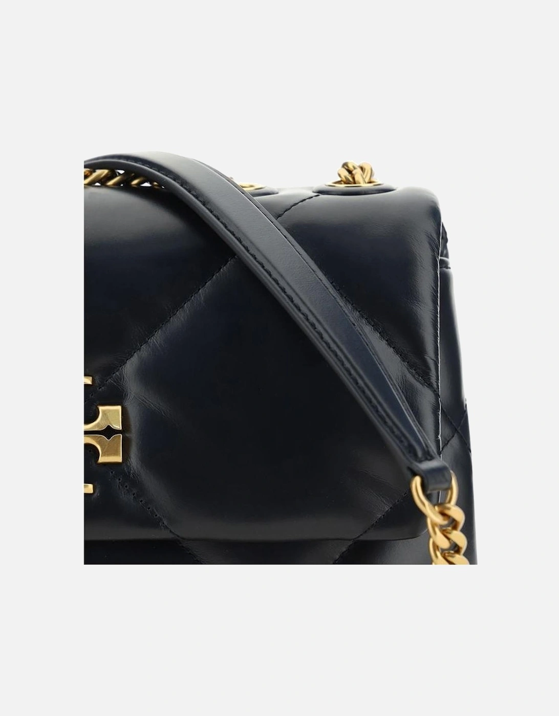 Leather High-Top Sneakers with Logo Patch Women - Black Shoulder Bags