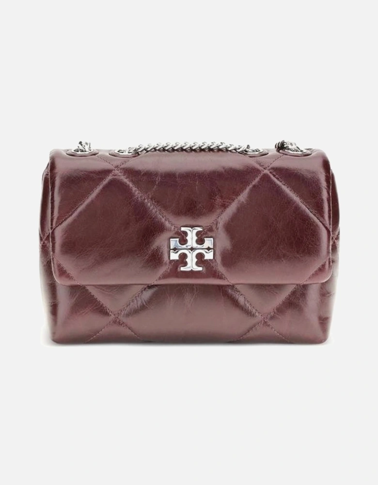Diamond Quilt Distressed Small Convertible Bag Women - Red Shoulder