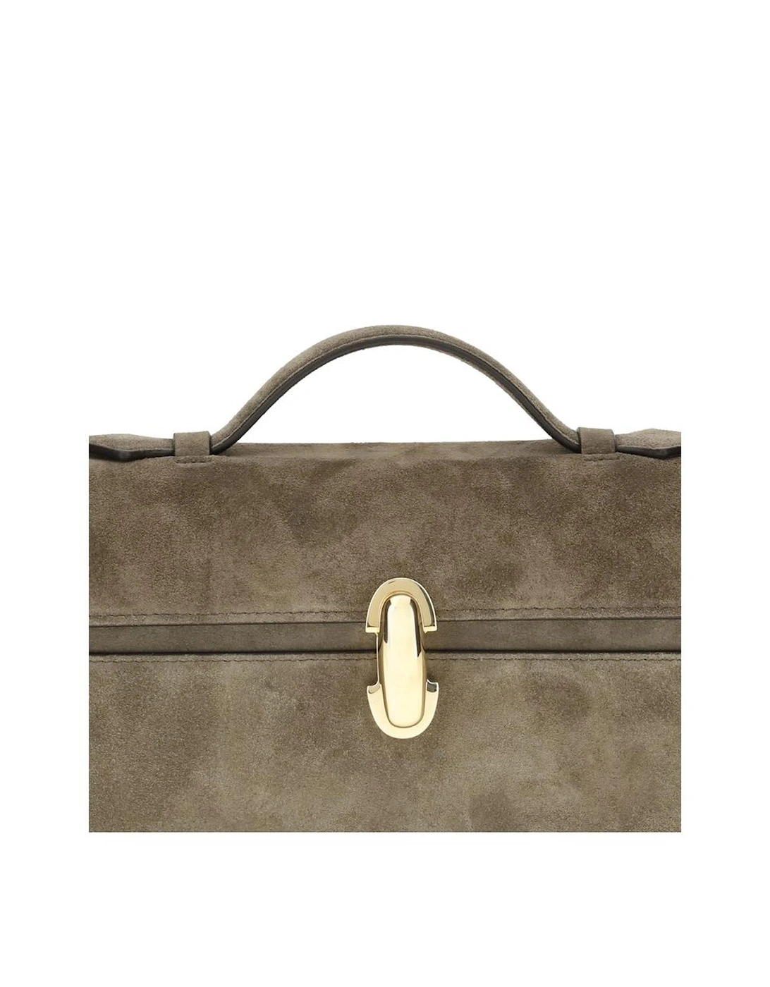 Leather Low-Top Sneakers with Rubber Sole Women - Gray Handbags